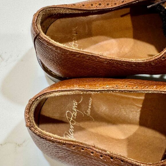 Alan Payne Brown Leather Split Toe Lug Sole Oxfords. Size 10. main image 9